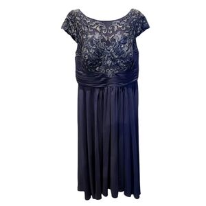 Mother of the bride/groom JJs House Elegant Blue Lace gown